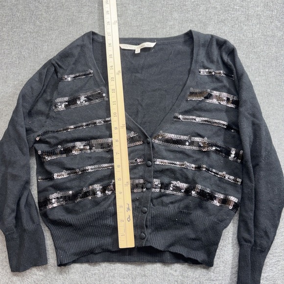 Rachel Rachel Roy Women's Cardigan Black Sweater Size Xs Retail $109 - Picture 2 of 7